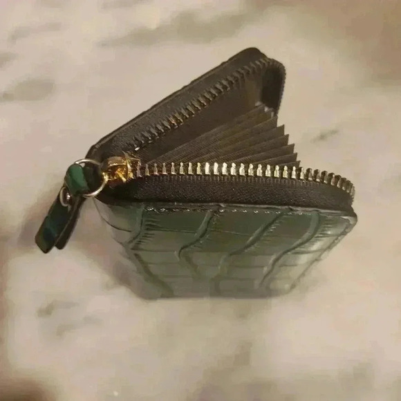 Unisex PU Credit Card Holder Zipper Purse Card Holder Wallet Money Coin … - Picture 11 of 13